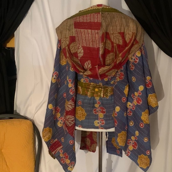 Rag Kimono Belted Jacket with hood NWOT - Picture 2 of 2